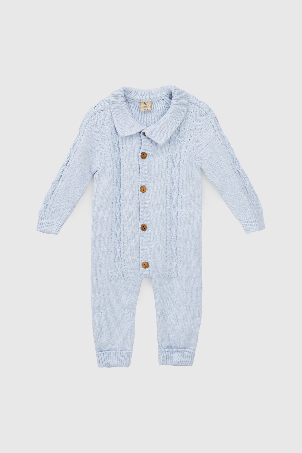 Комбинезон для мальчика Mini Papi 20038 68 см Голубой (2000990746436D)  Фото №1