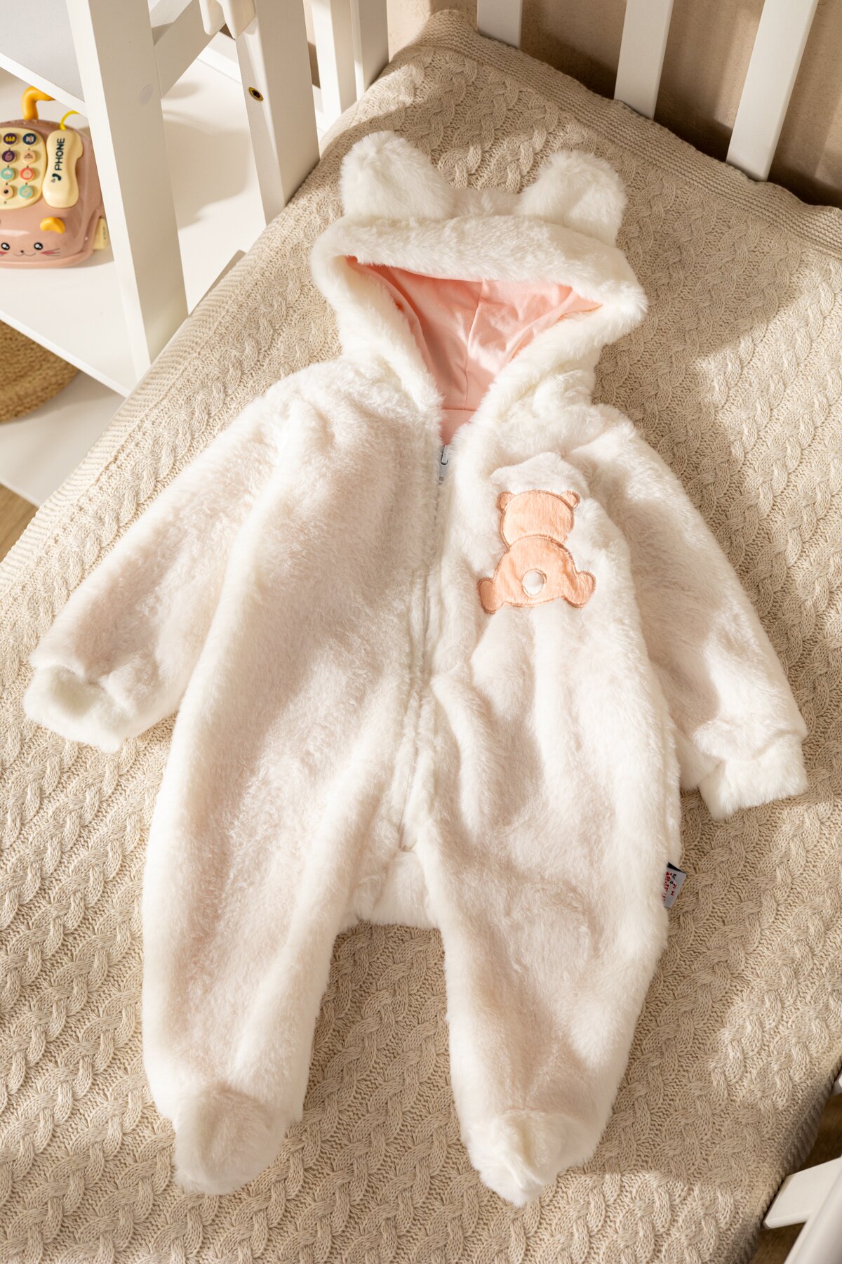 Комбинезон малявка Mini Papi 8208 Молочний (2000990095589W)  Фото №0
