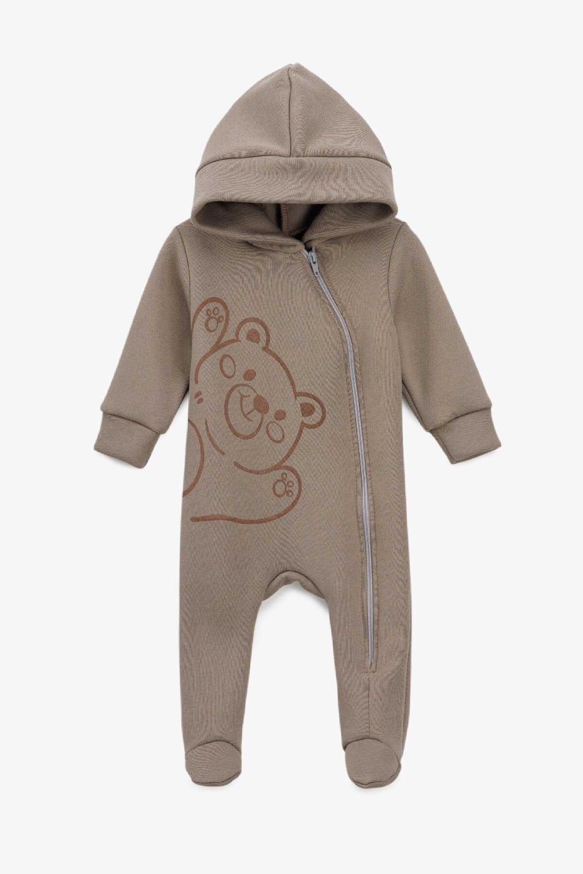 Комбинезон утепленный детский Baby Life 2205 62 см Серый  Фото №0