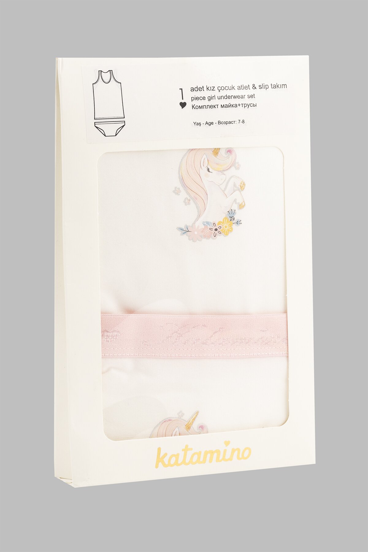 Комплект білизни для дівчинки Katomino K128387 80-92 см Білий (2000990444844A)  Фото №9