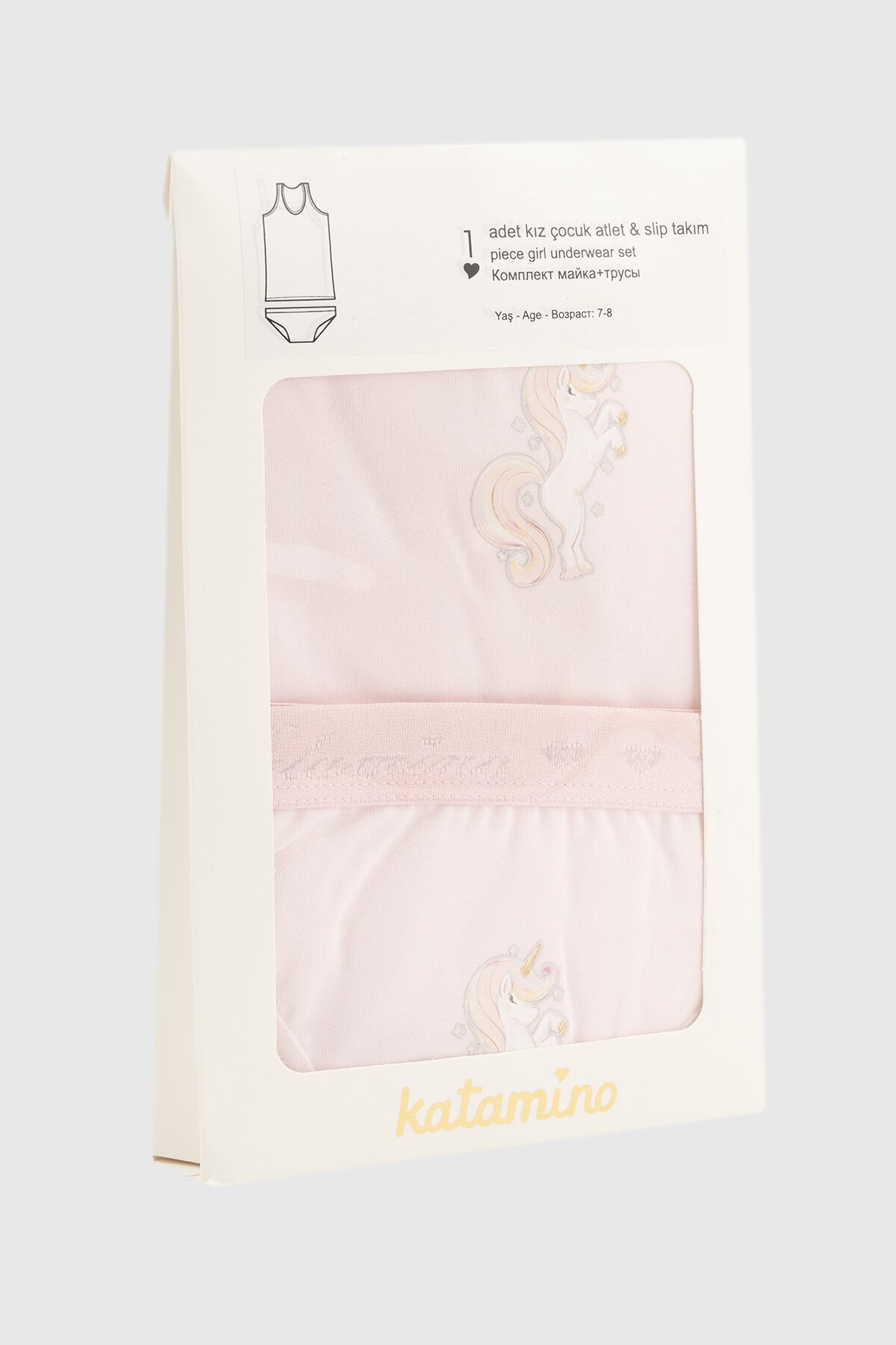 Комплект білизни для дівчинки Katomino K128387 134-140 см Рожевий (2000990444974A)  Фото №9