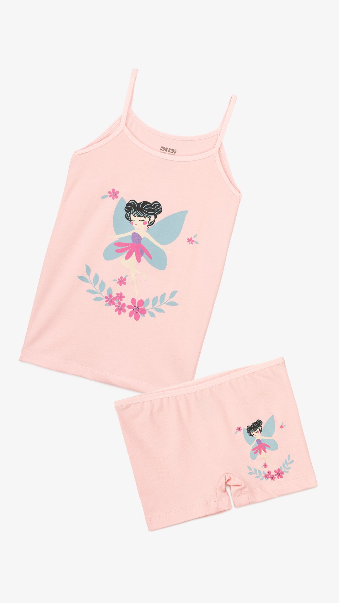 Комплект майки+трусики для девочки ADN Kids 8630 4-5 лет Розовый  Фото №0