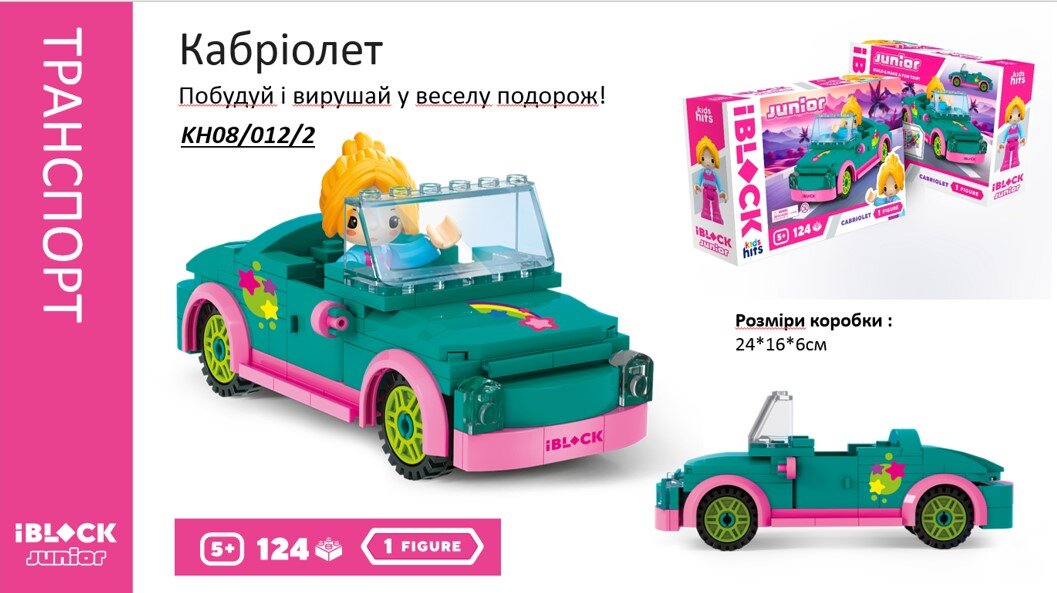 Конструктор Kids hits IBLOCK JUNIOR KH08/012/02 Разноцветный (2000990312877)