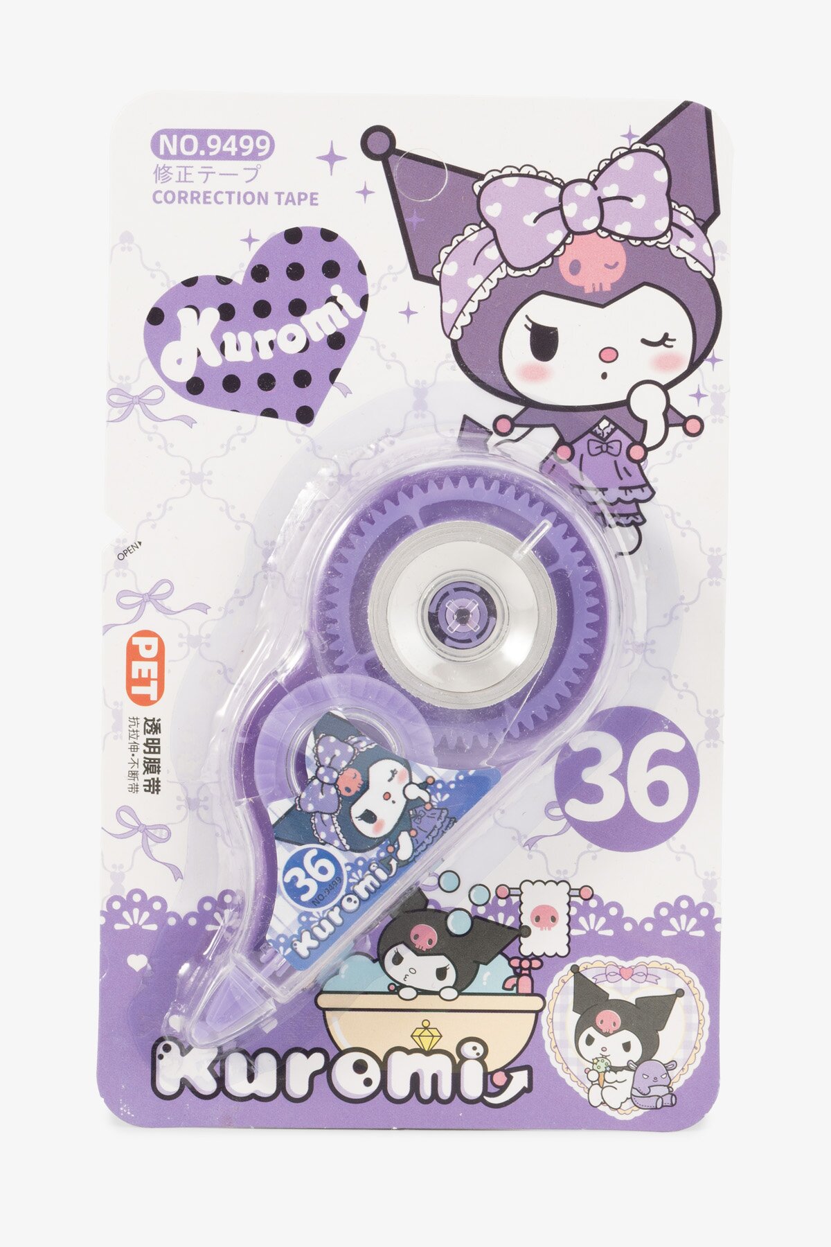 Корректор ленточный &quot;Зайка Kuromi&quot; 9499 Сиреневый