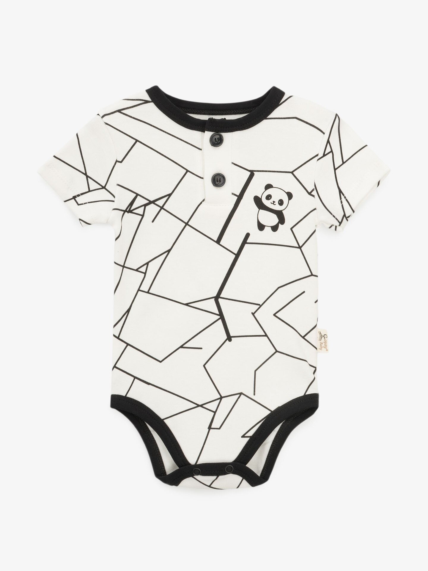 Купити Костюм боді+шорти для хлопчика Mini Papi 26109 3-6 місяців Білий Артикул: 2000999603808 Фото повноекранне №2