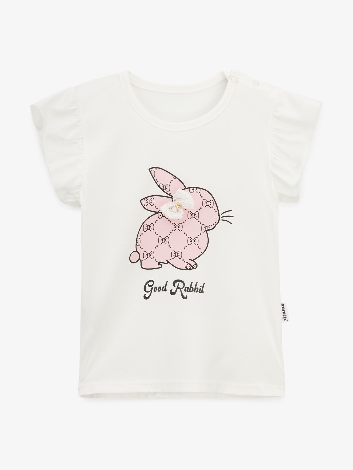 Купити Костюм футболка+шорти для дівчинки Mini Papi 2654 92 см Рожевий Артикул: 2000999604157 Фото повноекранне №2