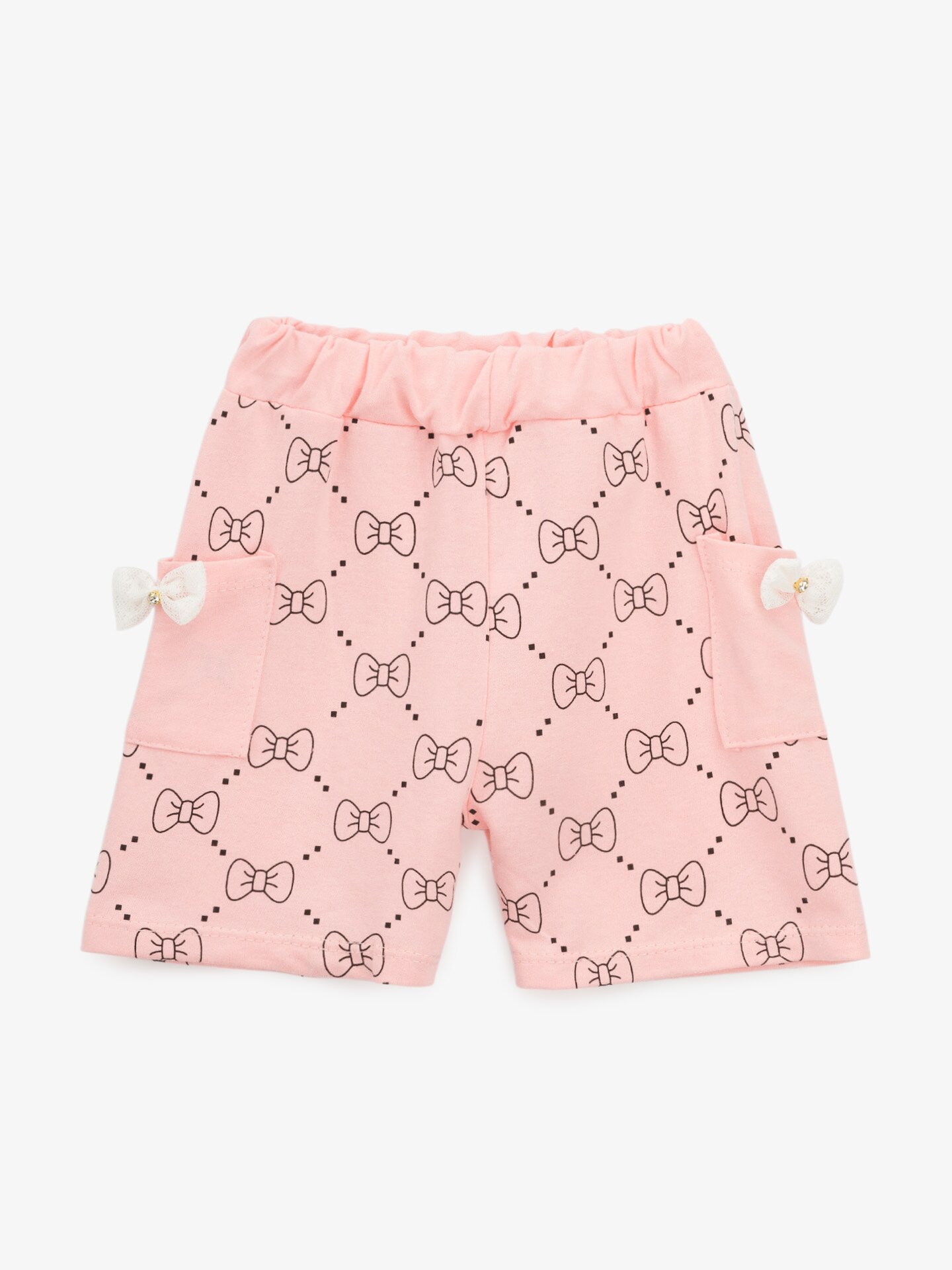 Купити Костюм футболка+шорти для дівчинки Mini Papi 2654 92 см Рожевий Артикул: 2000999604157 Фото повноекранне №5