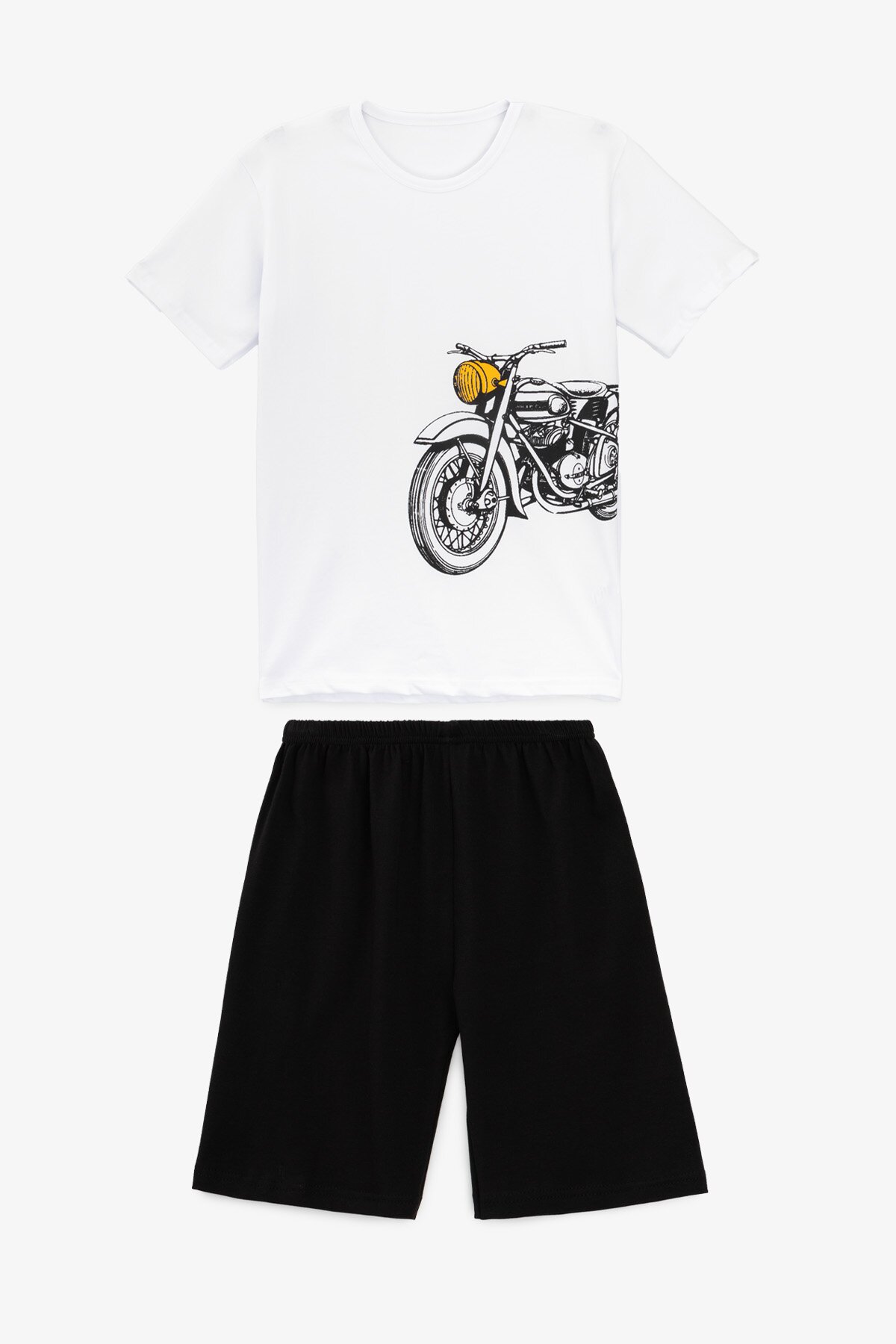 Костюм футболка+шорты для мальчика Happy Kids 018 146 см Белый  Фото №0