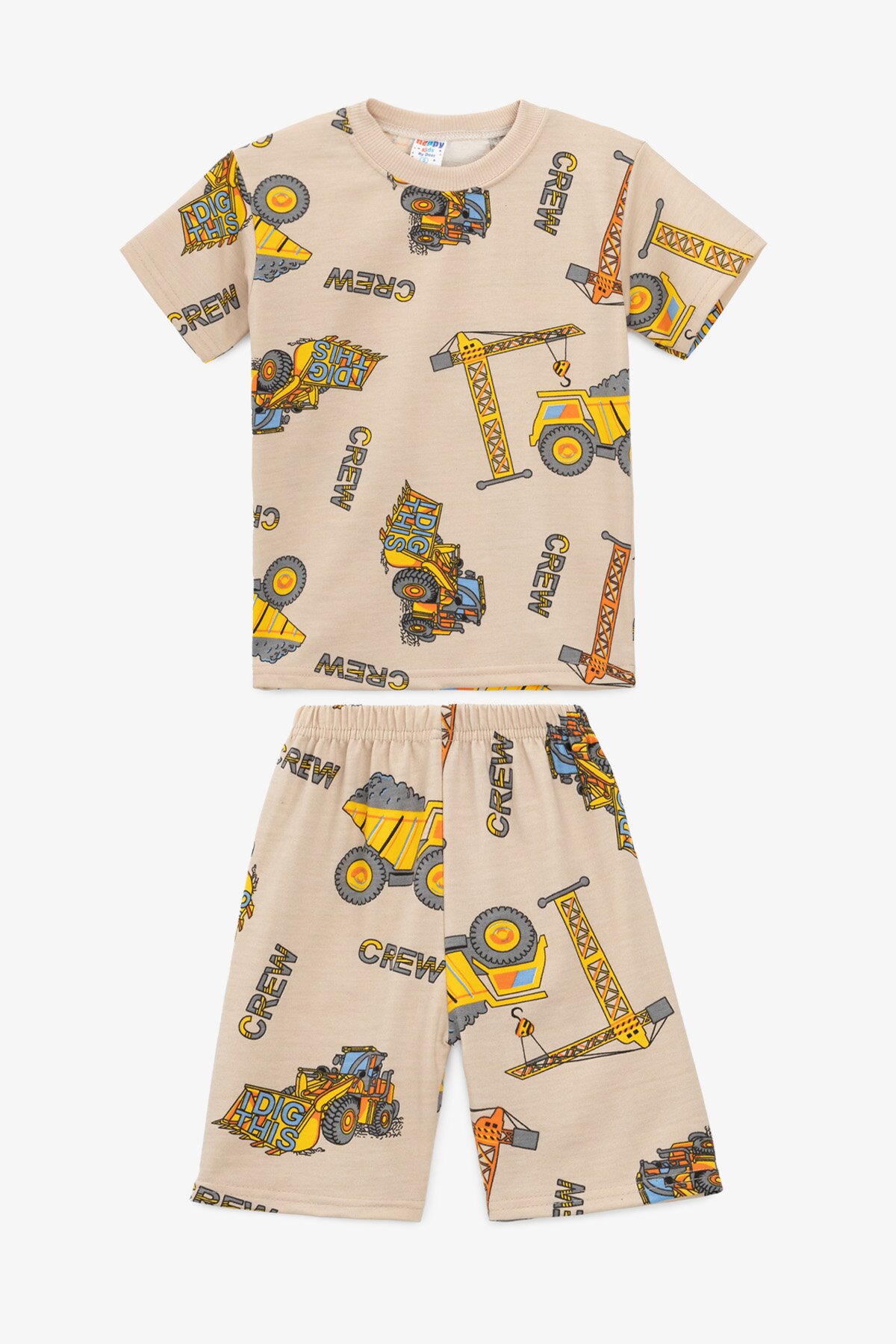 Костюм футболка+шорти для хлопчика Happy Kids 255 92 см Бежевий  Фото №0