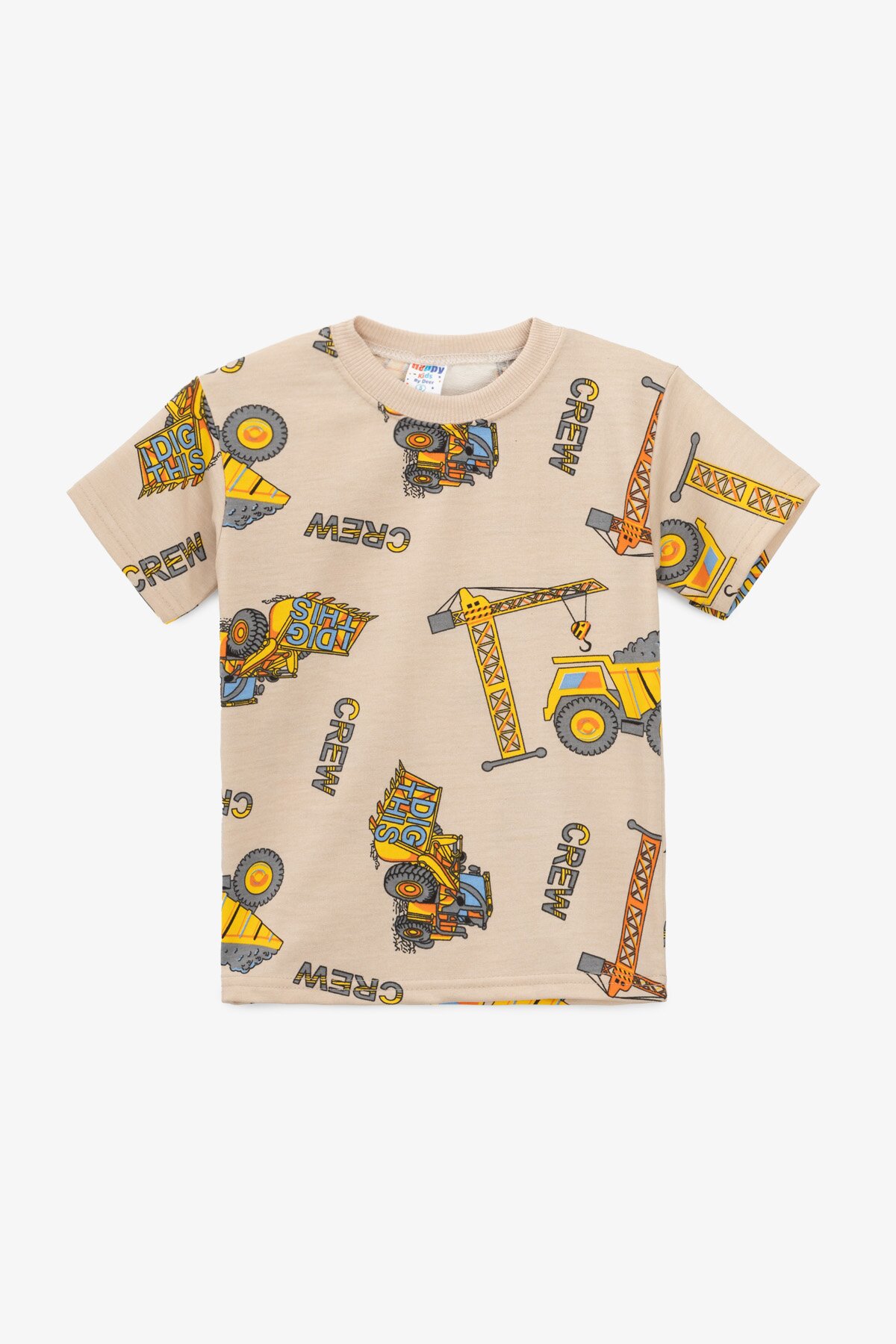 Костюм футболка+шорти для хлопчика Happy Kids 255 92 см Бежевий  Фото №1
