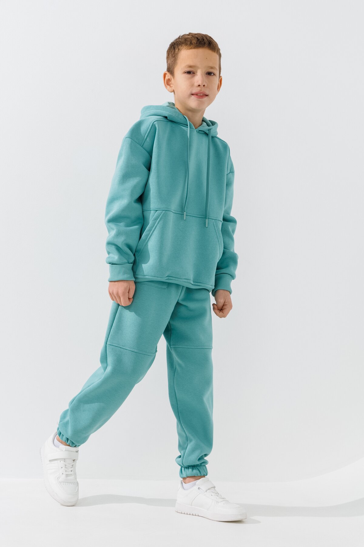 Костюм худи+штаны детский Waxmen 7141 122 см Мятный  Фото №5