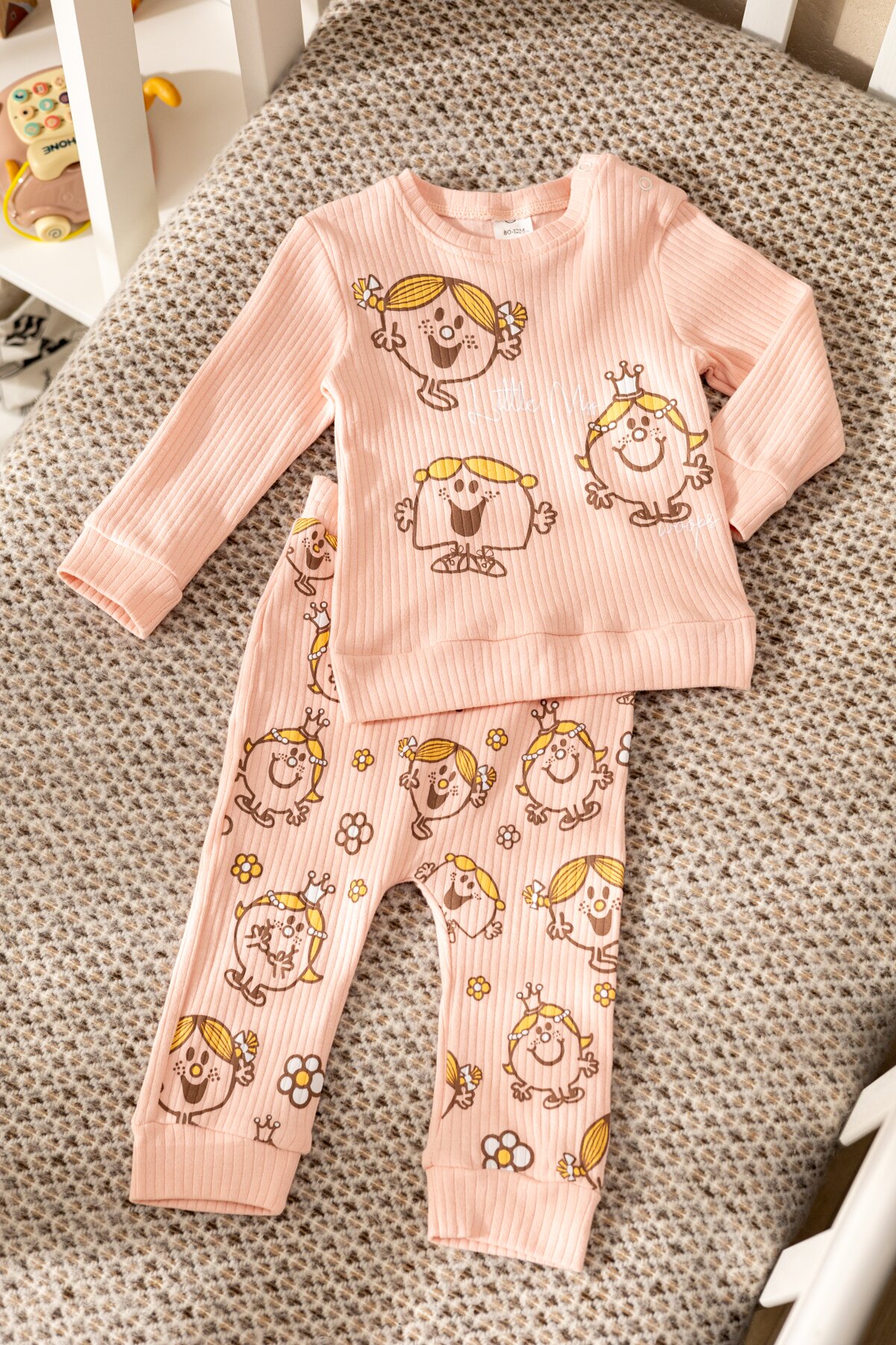 Костюм (світшот+штани) для дівчинки Baby Show 0003 74 см Персиковий (2000990338723D)  Фото №0