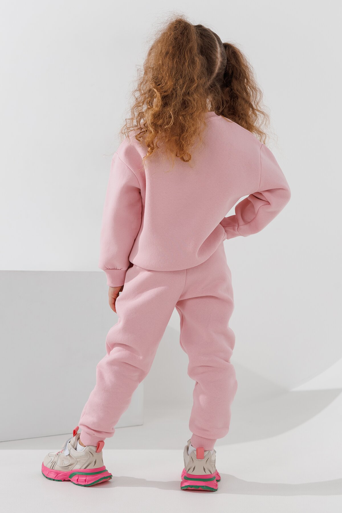 Костюм свитшот+штаны для девочки First Kids 50 92 см Розовый  Фото №4