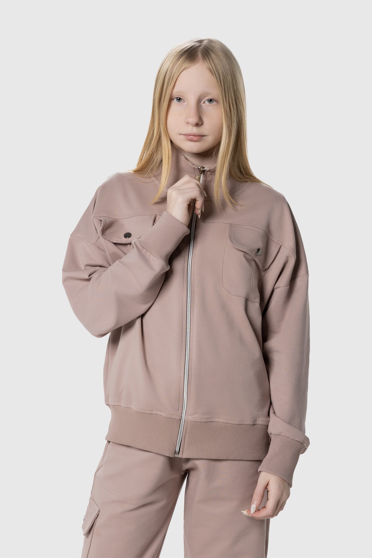 Костюмы для девочки (кофта+брюкиD) Ecrin 4604 158 см Кофейный (2000990275974D)(SC)  Фото №3