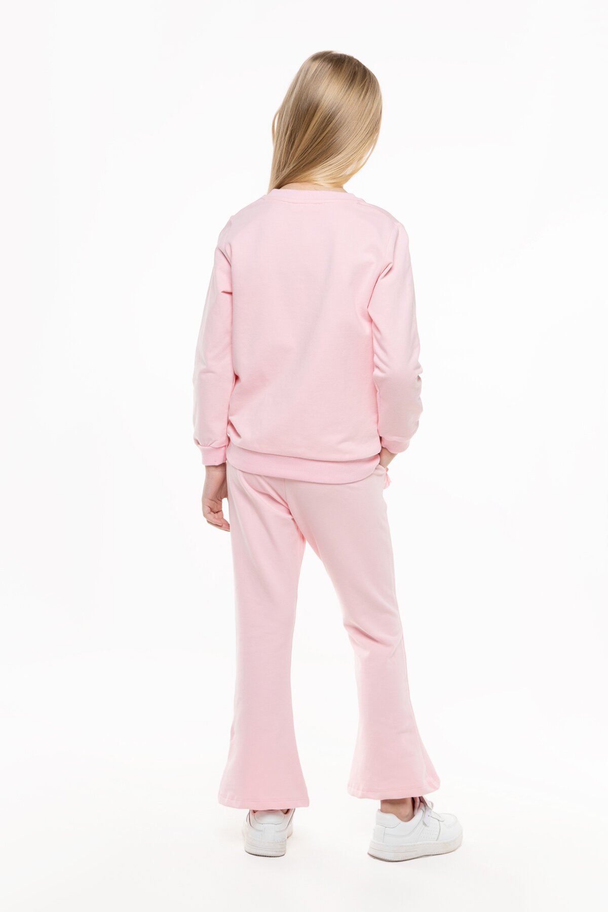 Костюми для дiвчинки (світшот+штани) Pop Fashion 7260 92 см Рожевий (2000990158437D)(SC)  Фото №6