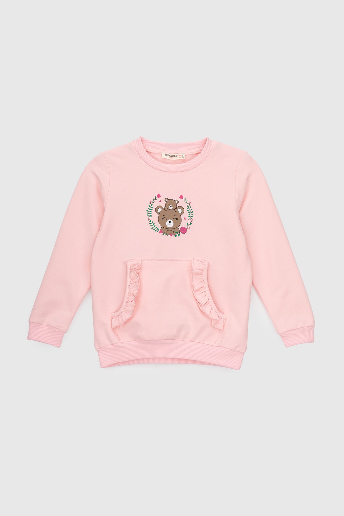 Костюми для дiвчинки (світшот+штани) Pop Fashion 7260 92 см Рожевий (2000990158437D)(SC)  Фото №12