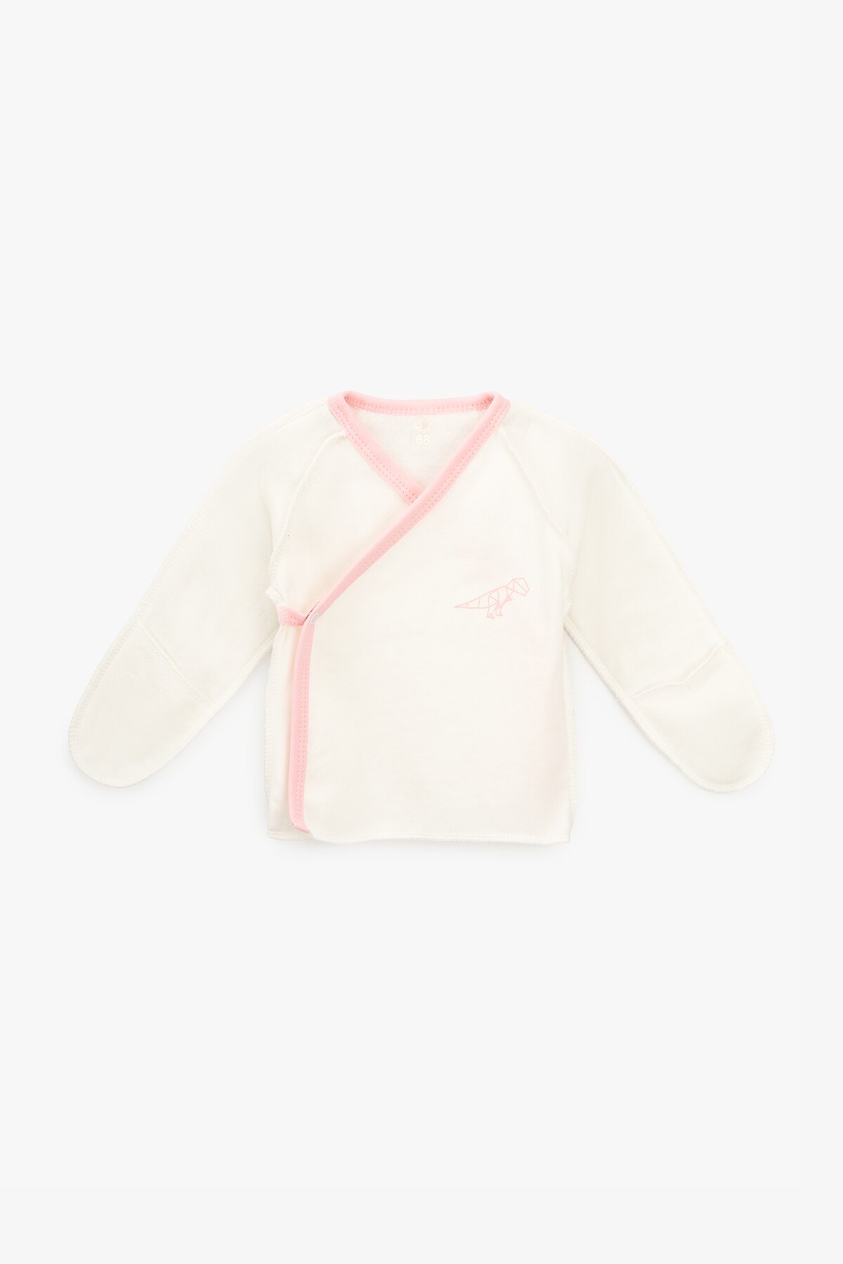 Костюм распашонка+ползунки+шапка для малышей Baby Life А-305 68 см Розово-молочный  Фото №1