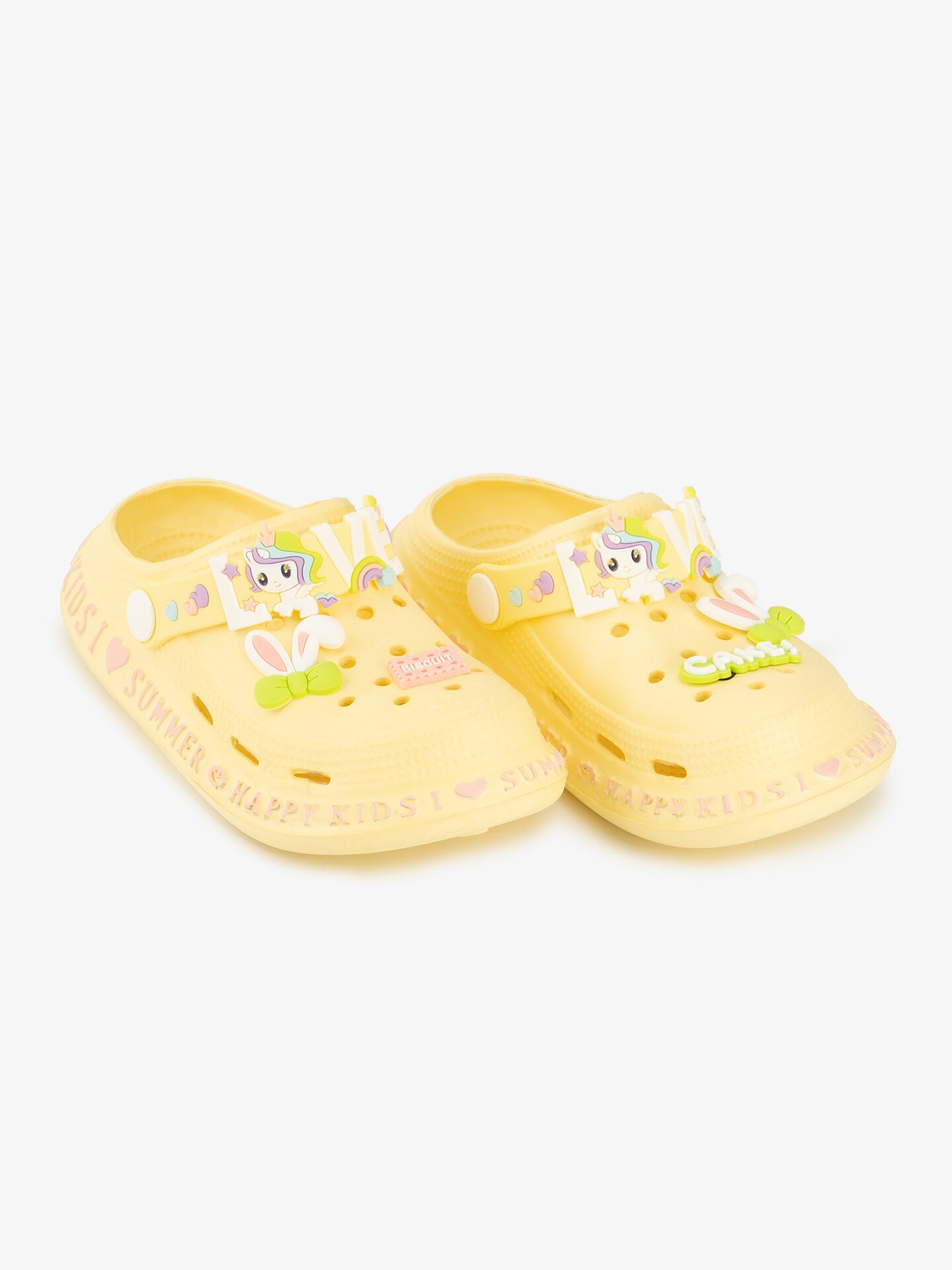 Купити Крокси для дівчинки Gipanis CC-005 29 Світло-жовтий Артикул: 2000999611957 Фото повноекранне №1