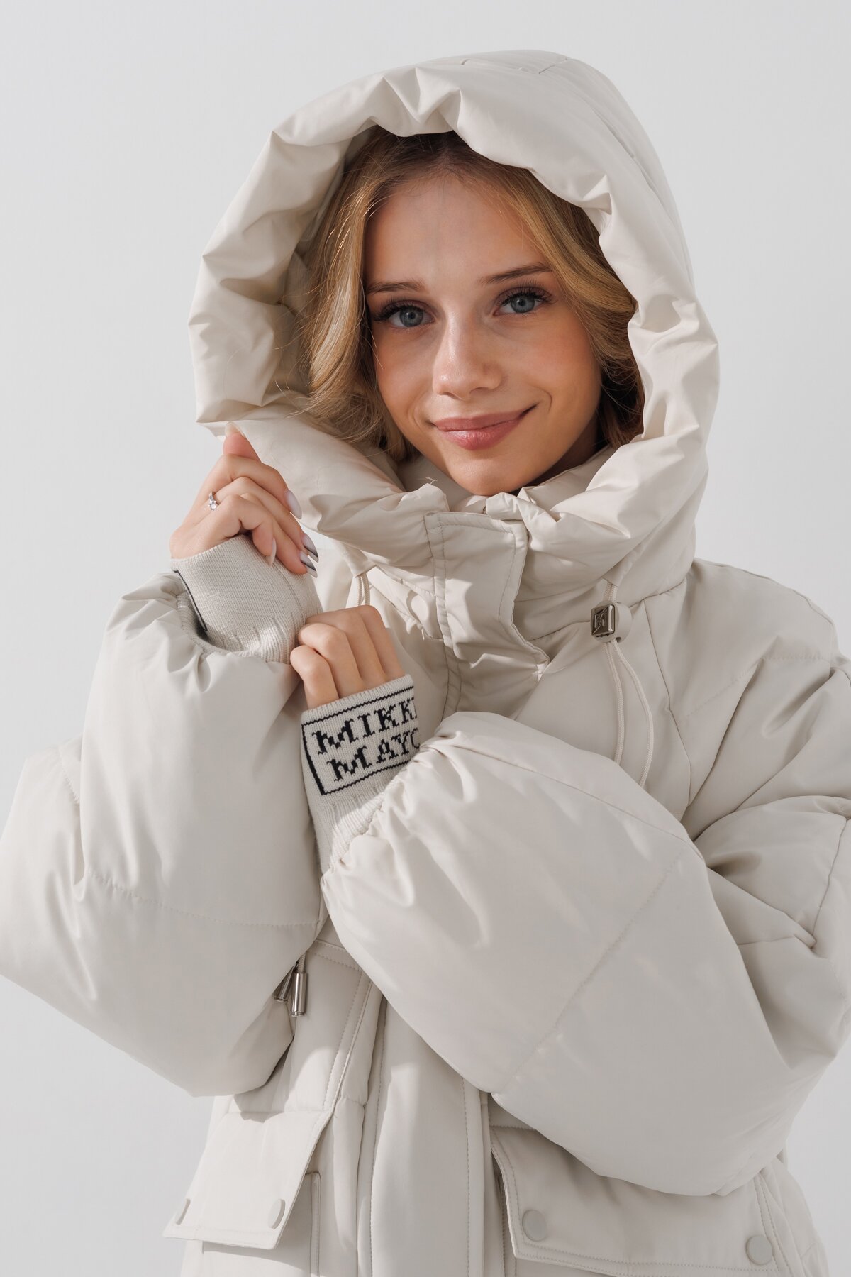 Куртка для дівчинки 3933 146 см Молочний (2000990761491W)  Фото №3