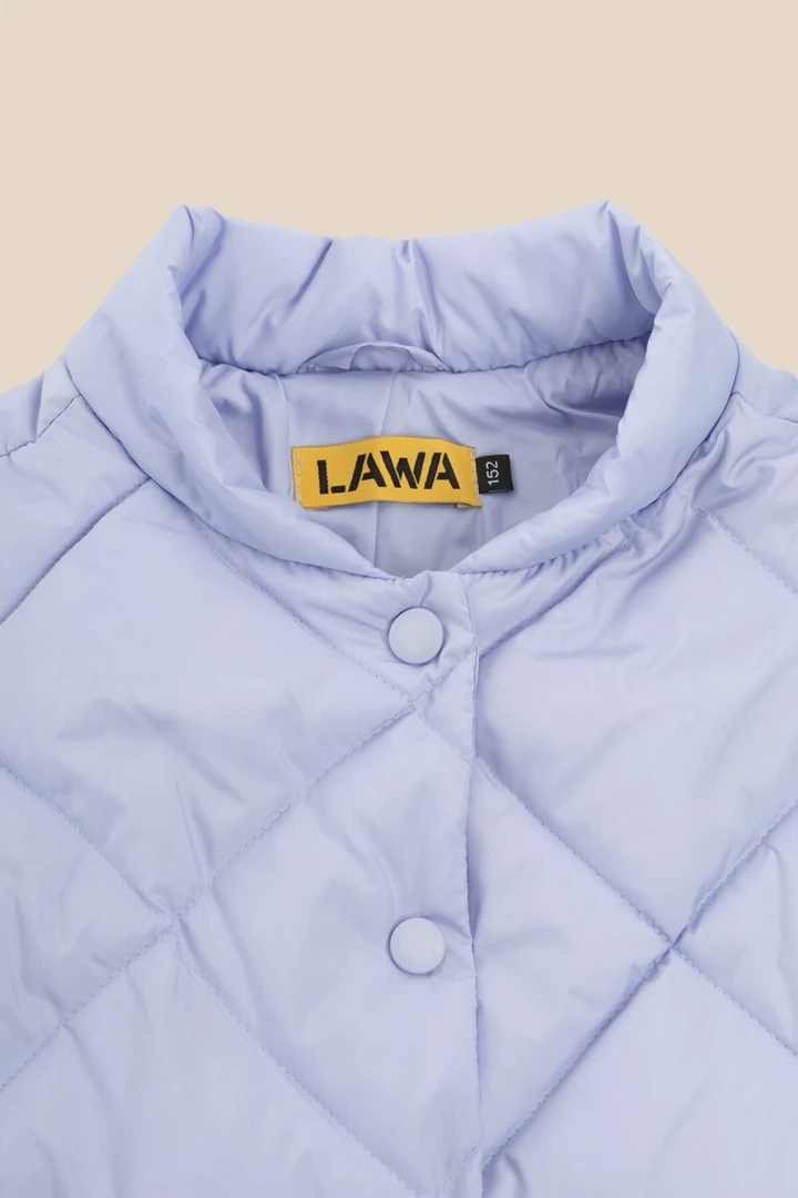 Купити Куртка для дівчинки LAWA GBC02333 158 см Блакитний Артикул: 2000991031746 Фото повноекранне №12