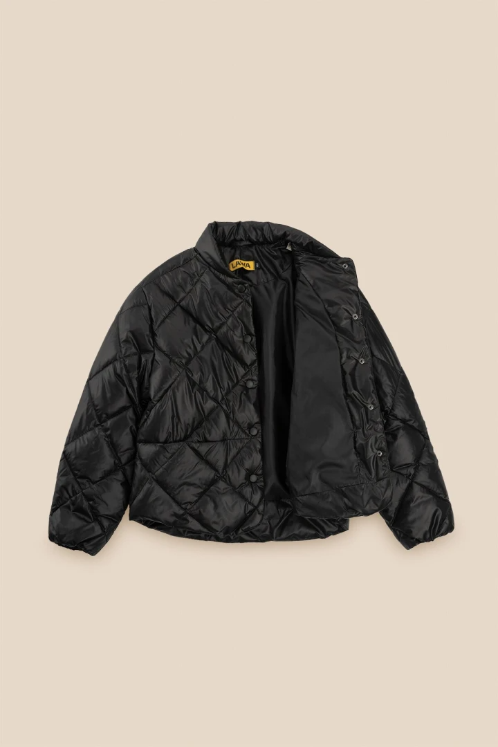 Купити Куртка для дівчинки LAWA GBC02333 122 см Чорний Артикул: 2000991033337 Фото повноекранне №8