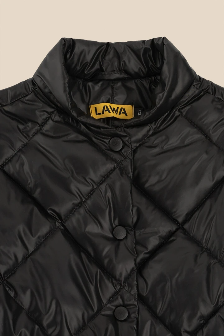 Купити Куртка для дівчинки LAWA GBC02333 122 см Чорний Артикул: 2000991033337 Фото повноекранне №9