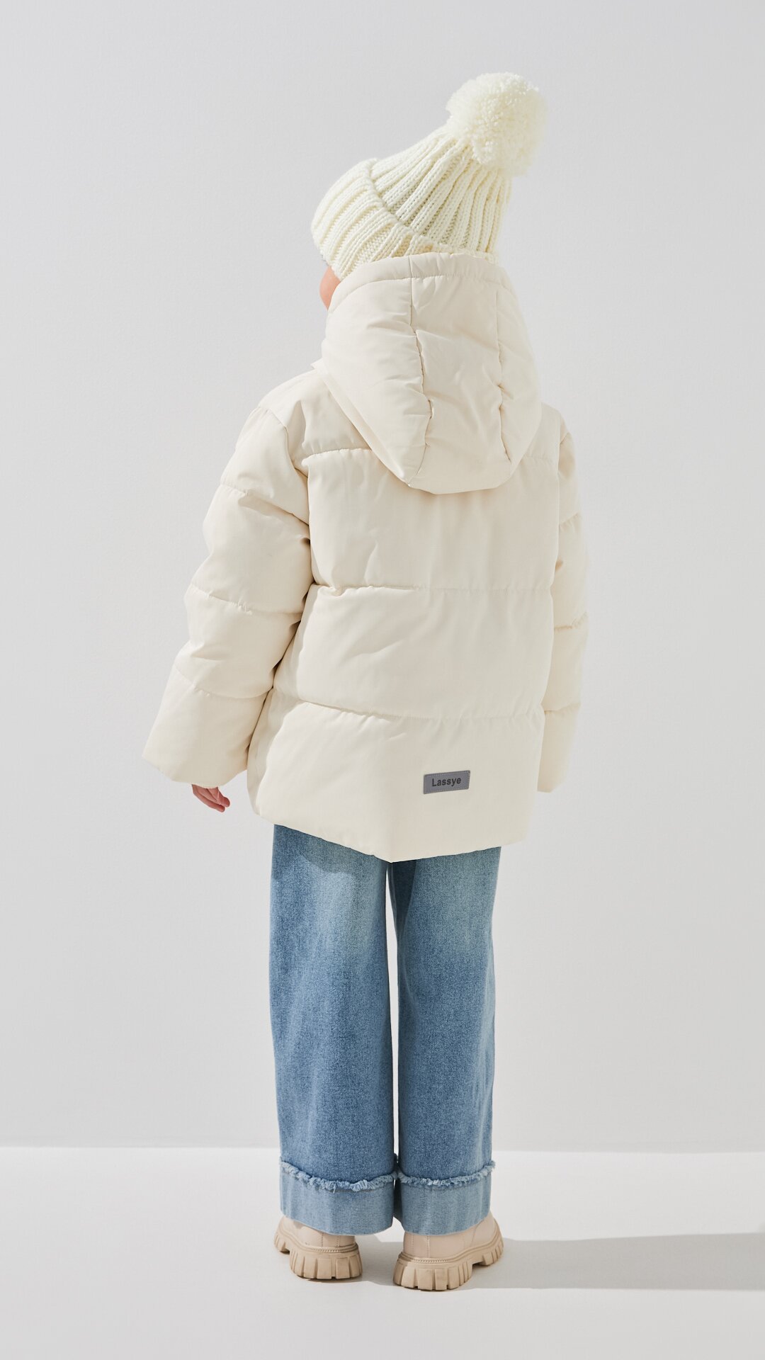 Купити Куртка для дівчинки Snowgenius H28-041 92 см Молочний Артикул: 2000999146299 Фото повноекранне №4