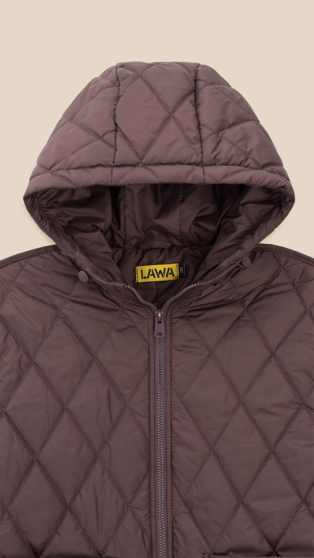 Купити Куртка коротка для дівчинки LAWA GBC02363 134 см Коричнево-сливовий Артикул: 2000999514265 Фото повноекранне №10