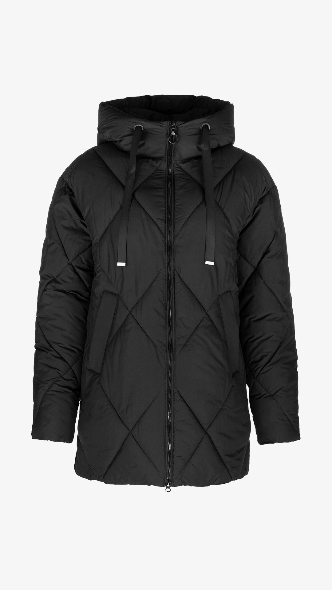 Куртка однотонная женская On me 81013 5XL Черный  Фото №0