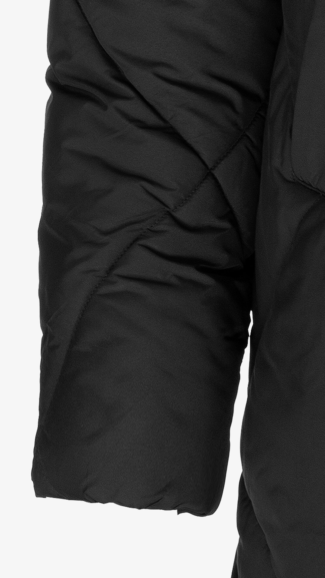 Куртка однотонная женская On me 81013 5XL Черный  Фото №3