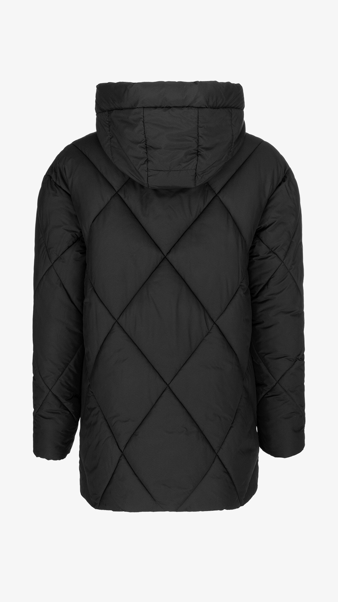Куртка однотонная женская On me 81013 5XL Черный  Фото №4