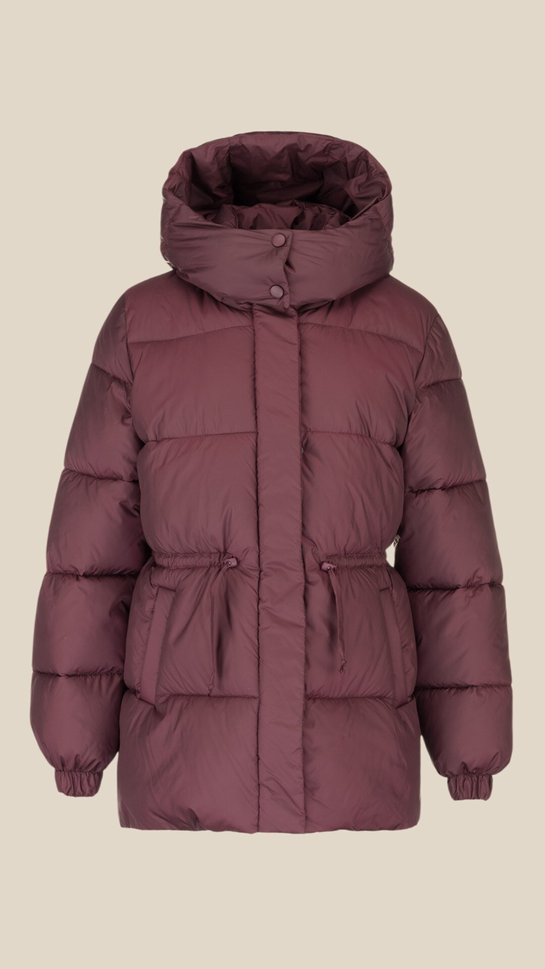 Купити Куртка однотонна жіноча LAWA WBC02480 L Бордовий Артикул: 2888000015976 Фото повноекранне №8