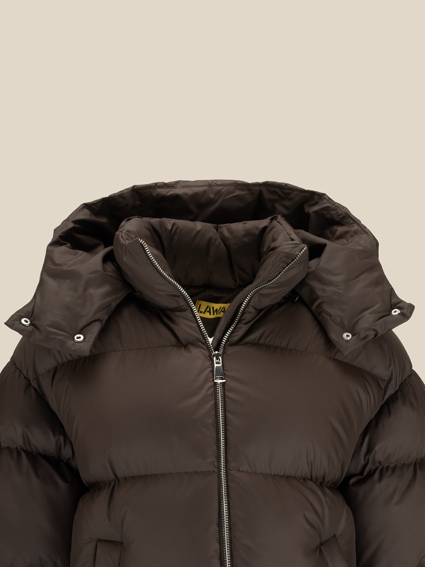 Купити Куртка однотонна жіноча LAWA WBC02529 XS Мокко Артикул: 2000999653391 Фото повноекранне №2