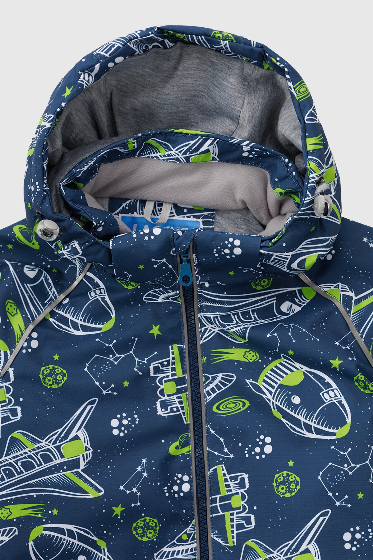Куртка однотонная для мальчика Snowgenius B35-020 104 см Джинсовый (2000990228383D)  Фото №7