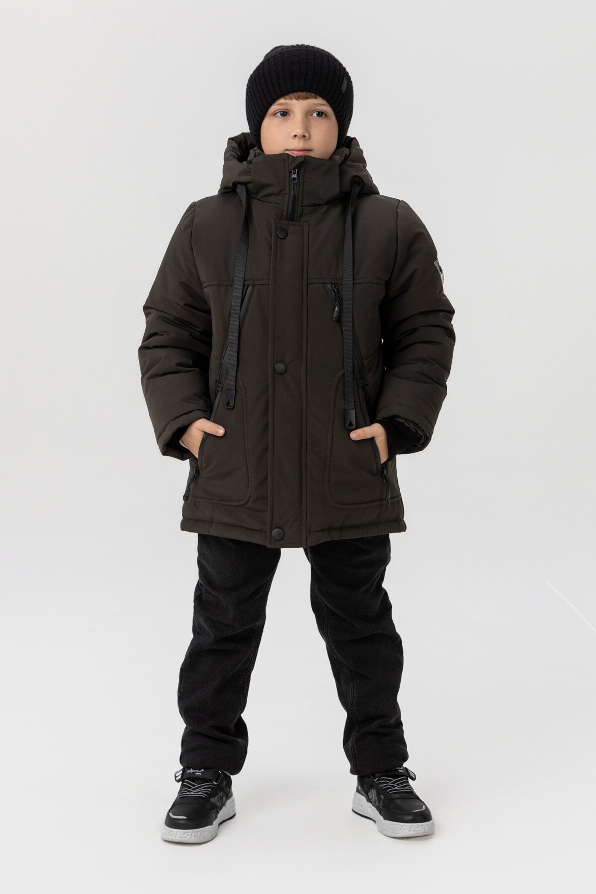 Куртка зимова для хлопчика ОШЕН Jasper 140 см Хакі (2000989553168W)  Фото №7
