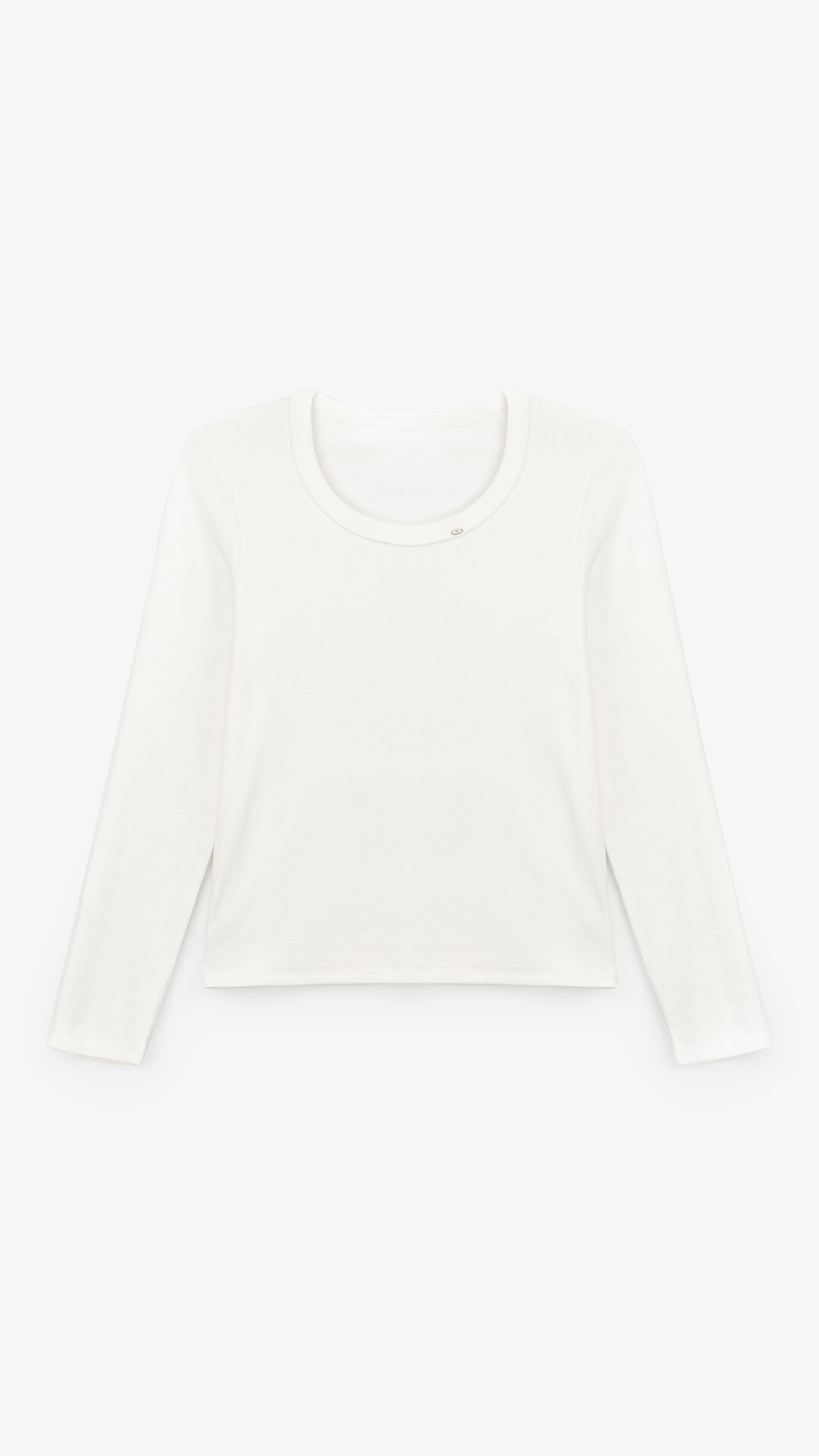 Лонгслив однотонный женский Bclothing 2211 XL Белый  Фото №0