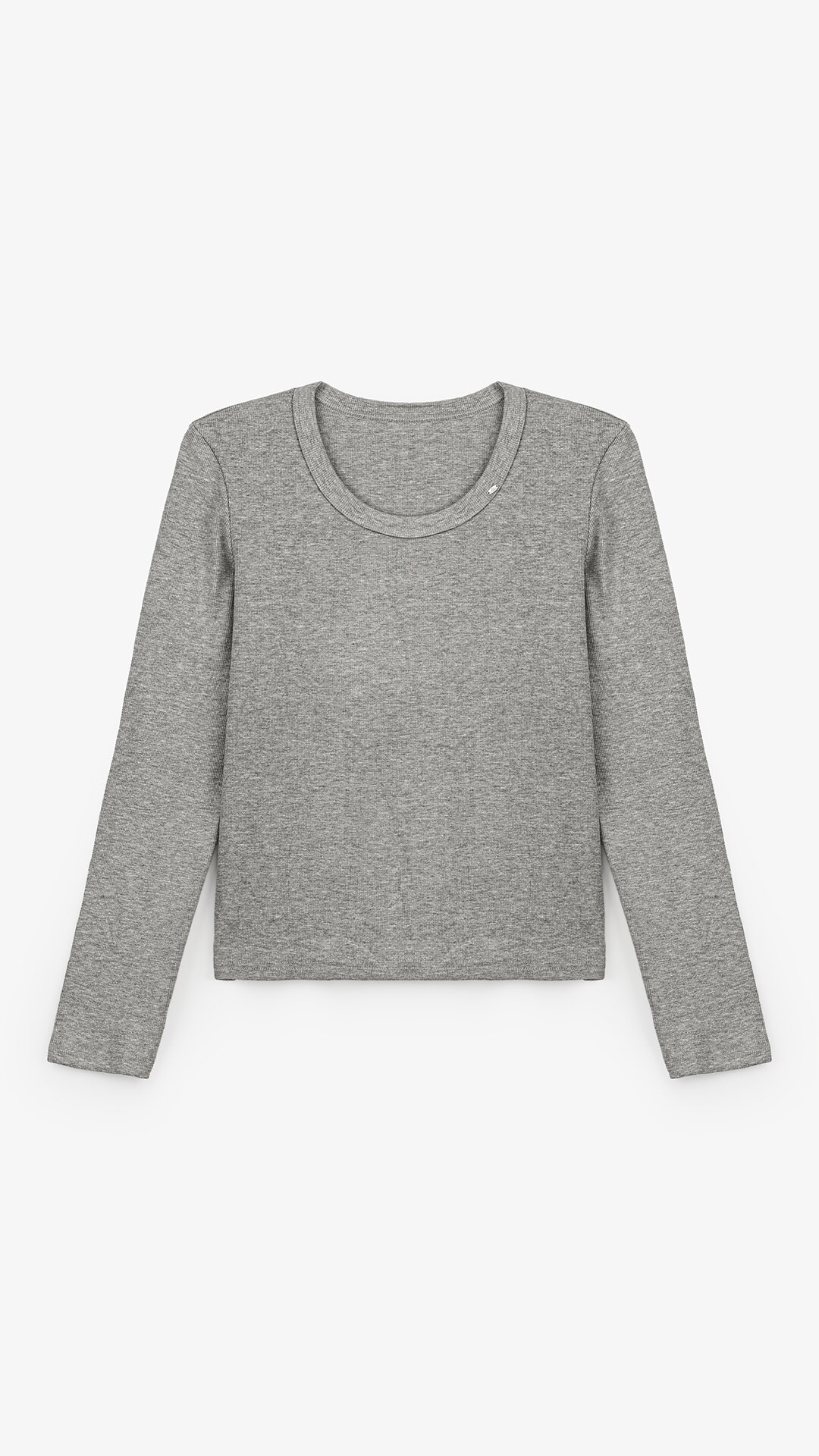 Лонгслив однотонный женский Bclothing 2211 XL Темно-серый  Фото №0