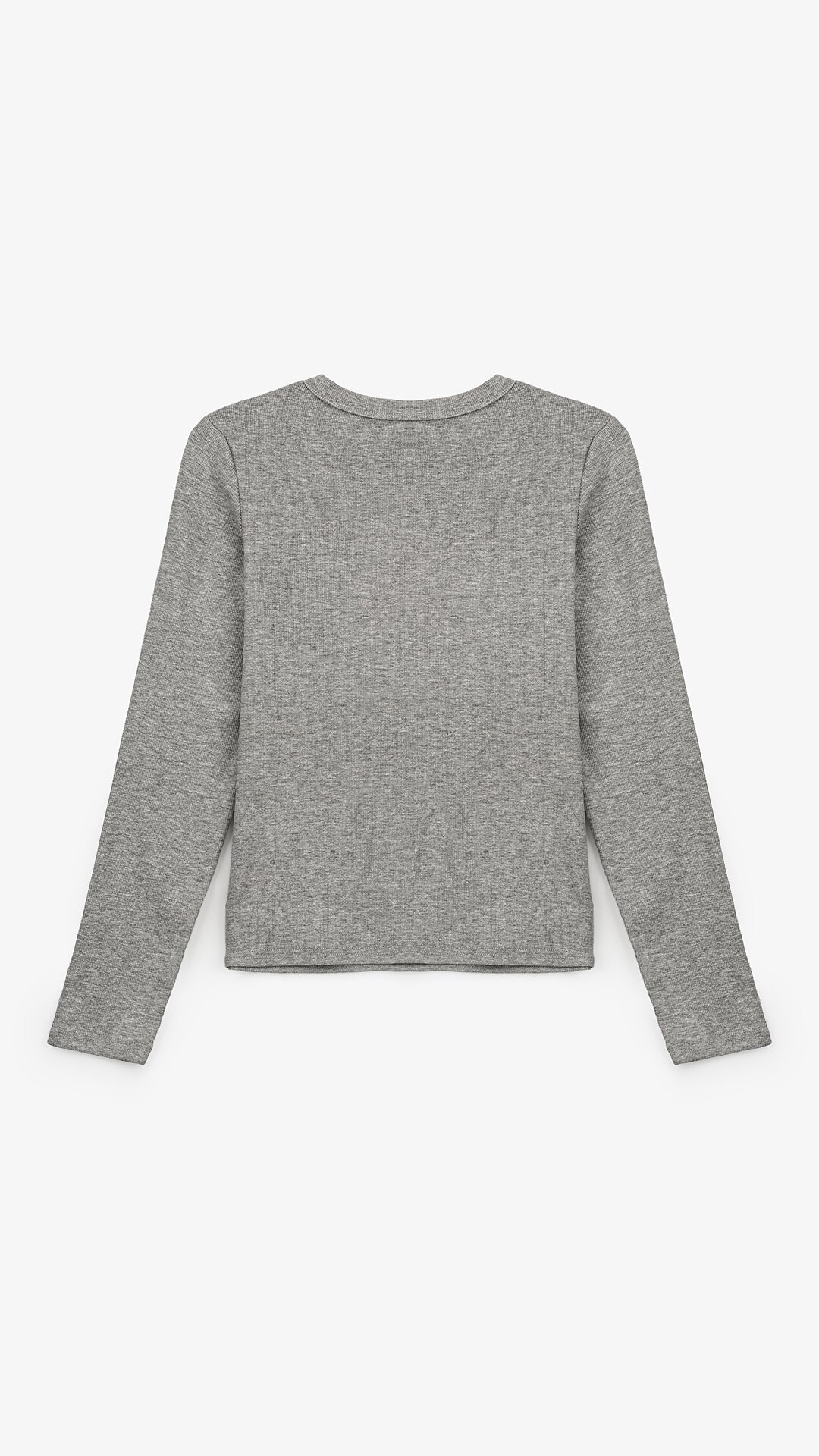 Лонгслив однотонный женский Bclothing 2211 XL Темно-серый  Фото №3