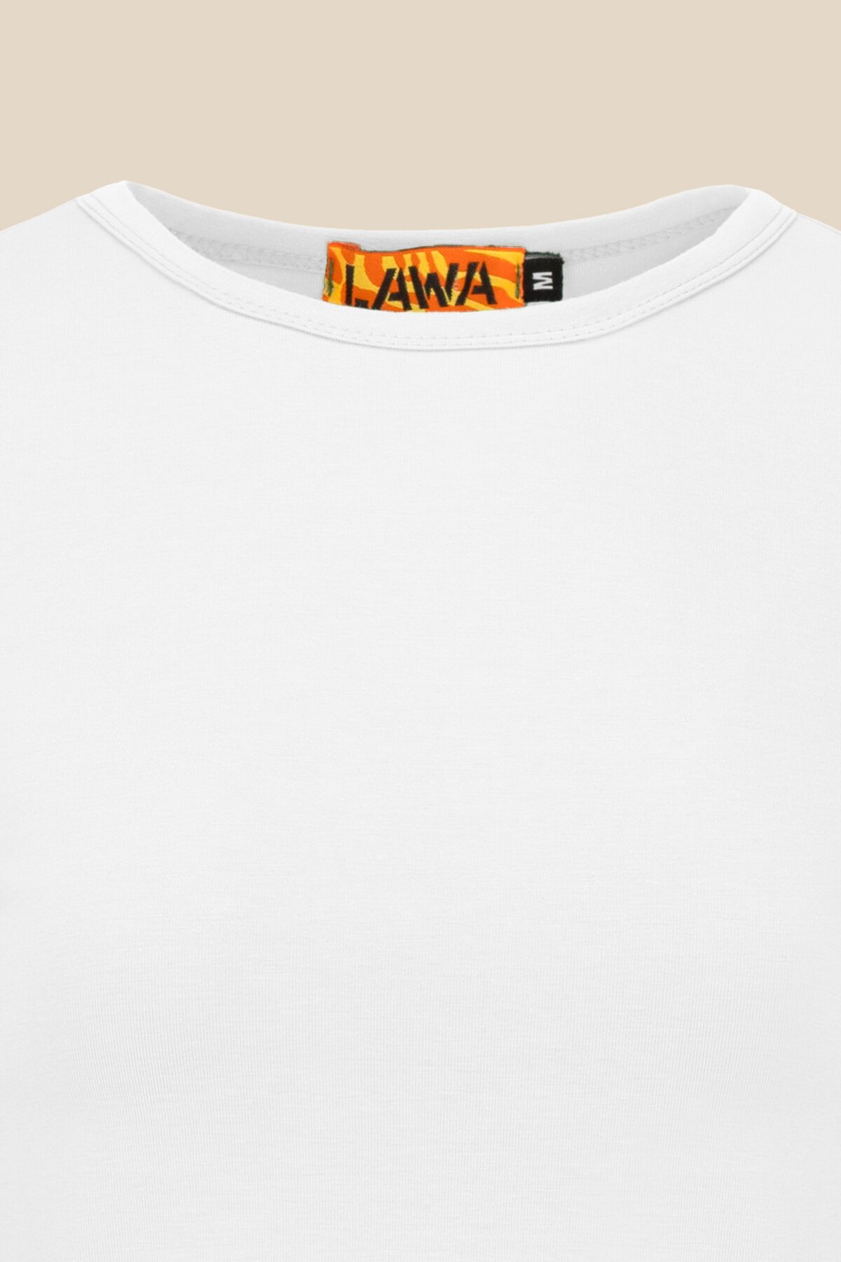 Купити Лонгслів однотонний жіночий LAWA WBC02348 3XL Білий Артикул: 2888000005045 Фото повноекранне №2