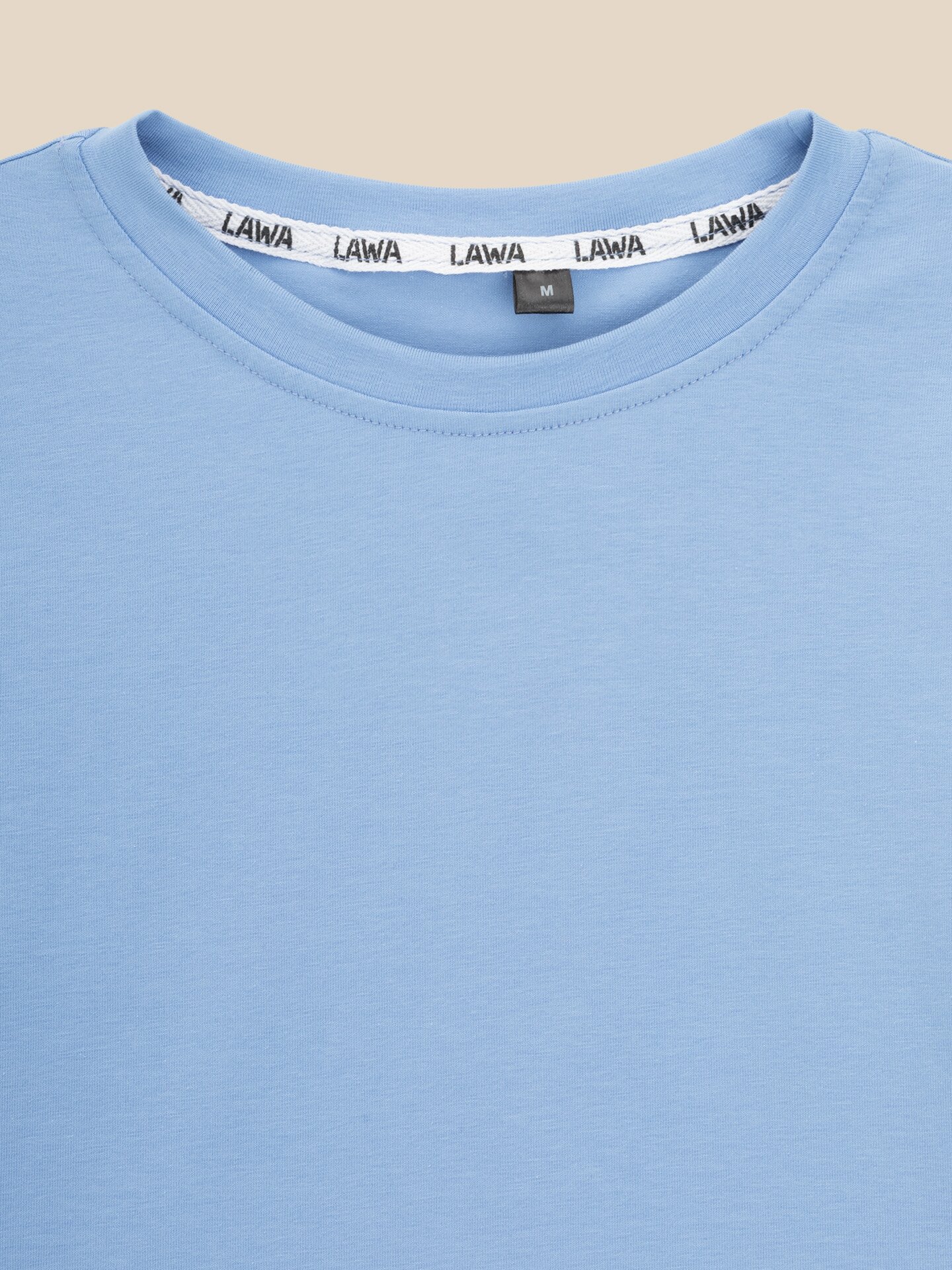Купити Лонгслів однотонний жіночий LAWA WBC02348 2XL Блакитний Артикул: 2000999585104 Фото повноекранне №7