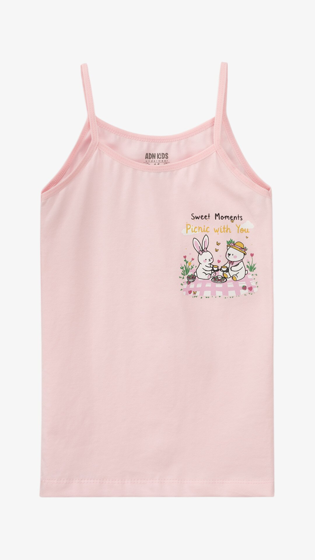 Купити Майка-білизна для дівчинки ADN Kids 7510-K258 92-98 см Рожевий Артикул: 2000999405723 Фото повноекранне №1