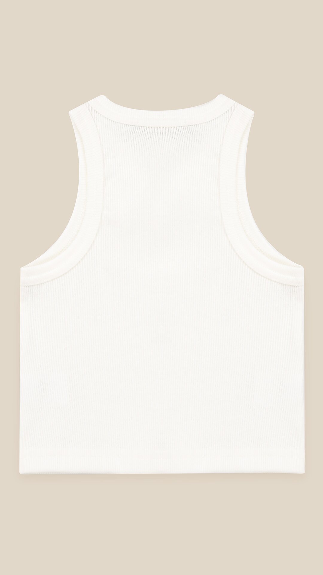Майка однотонна для дівчинки LAWA GBC02347 134 см Молочний  Фото №2