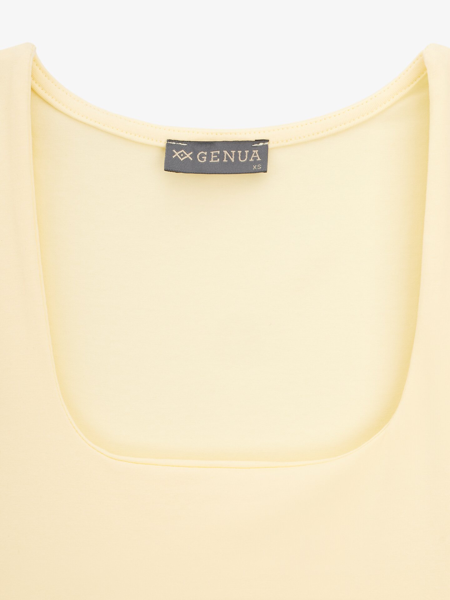 Купити Майка однотонна жіноча GENUA G01119-0018 XS Жовтий Артикул: 2000999572142 Фото повноекранне №7