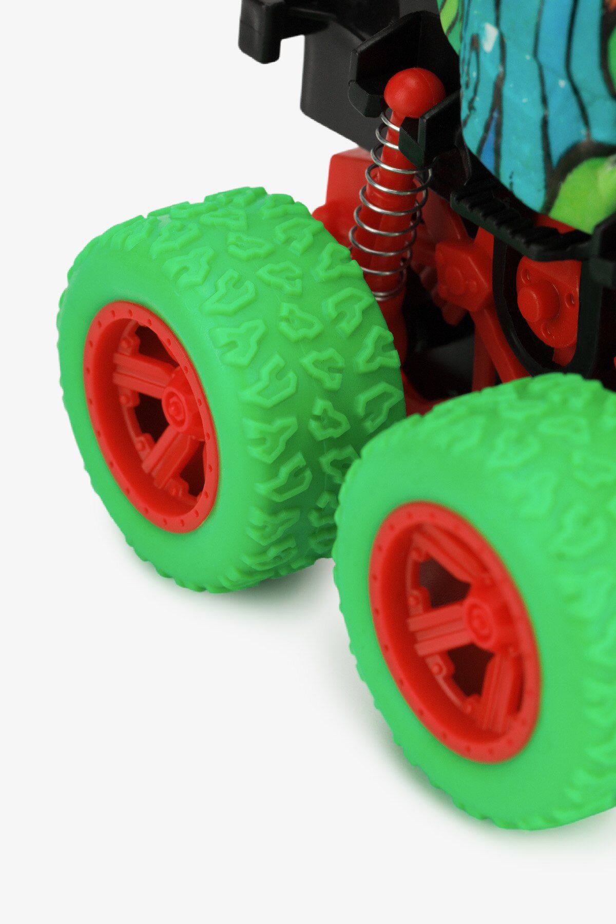Машина-перевертыш инерционный MCGODIA TOYS D400-30-TY Салатовый  Фото №2