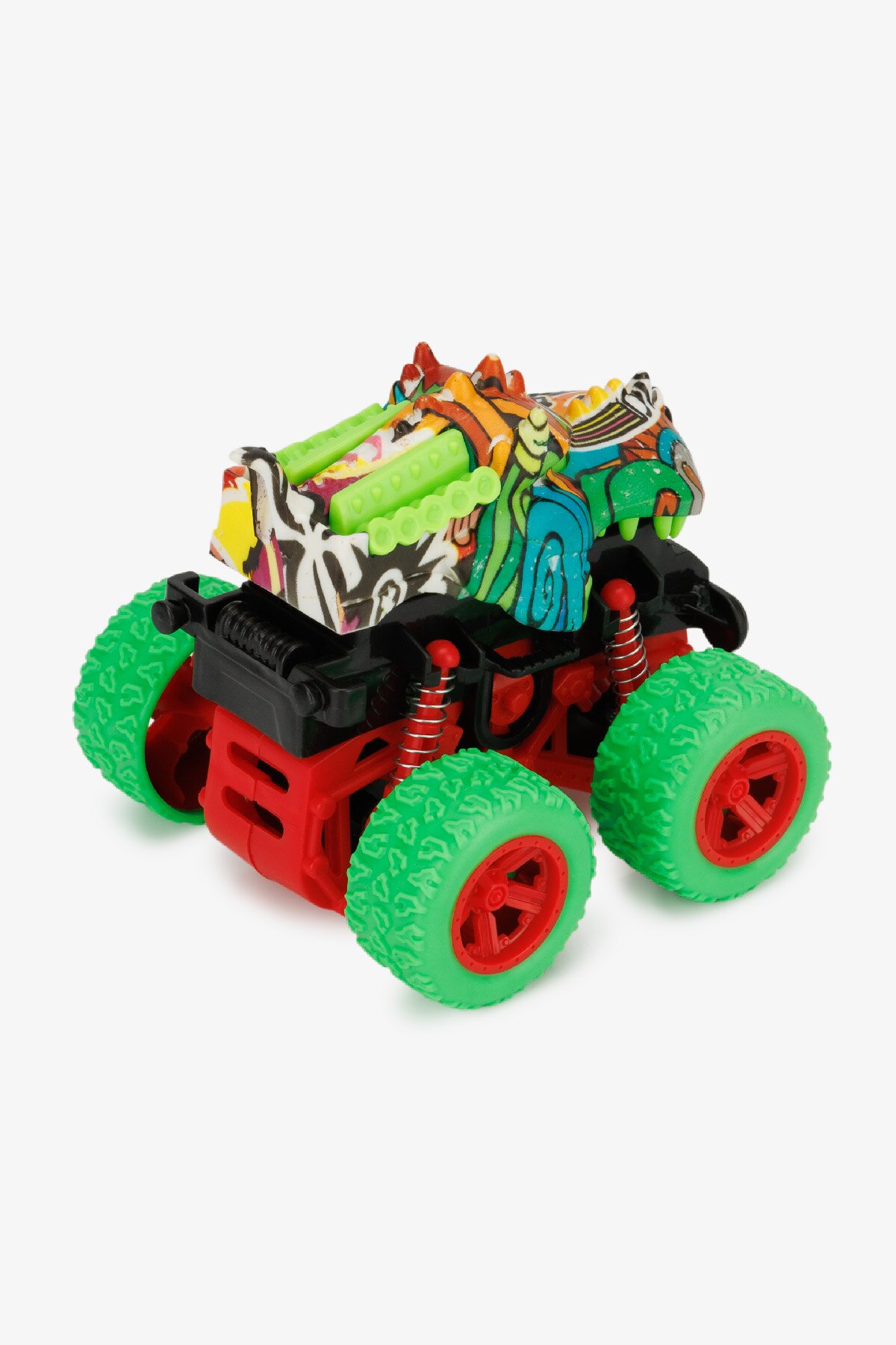 Машина-перевертыш инерционный MCGODIA TOYS D400-30-TY Салатовый  Фото №1