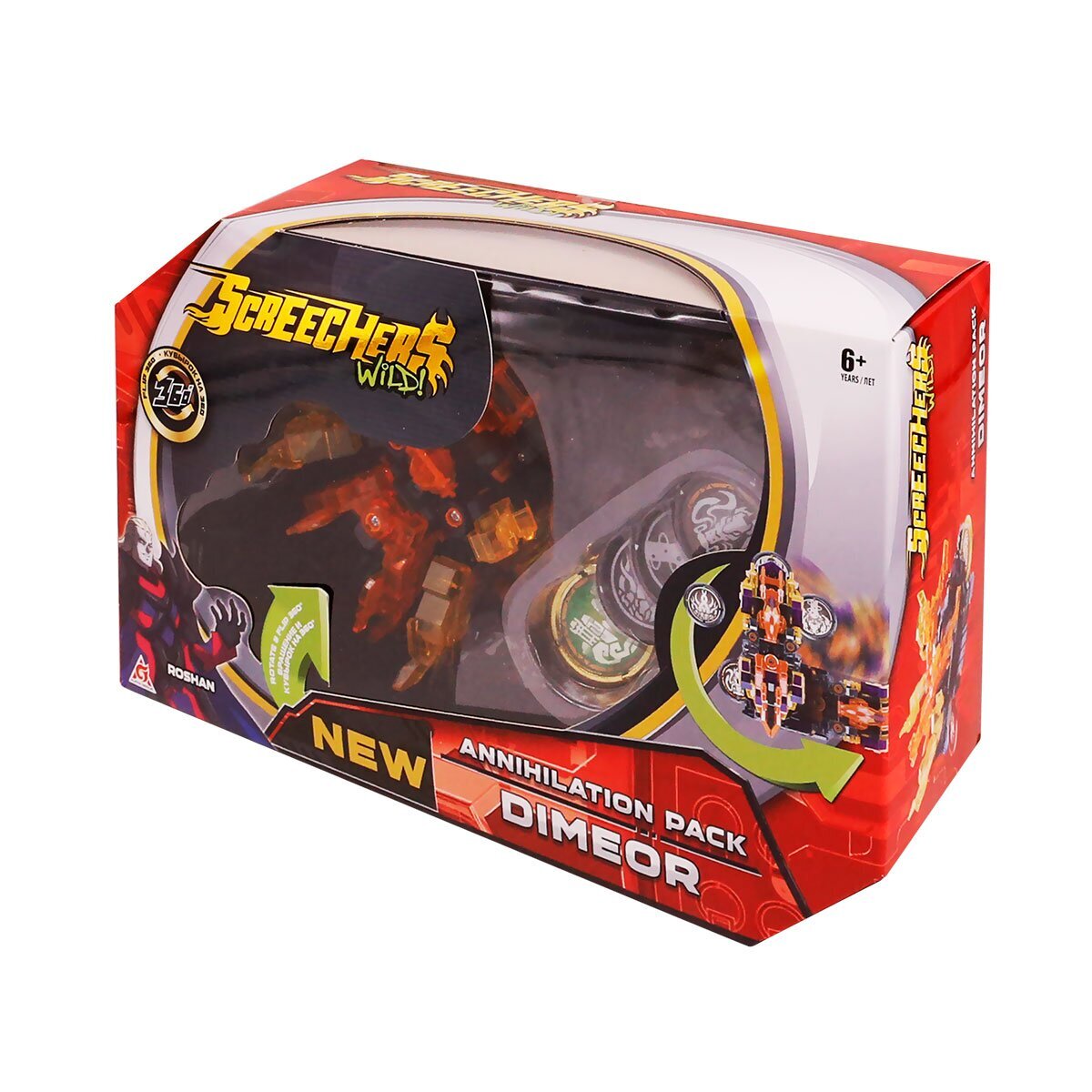 Машинка-трансформер Screechers Wild! Дикие Скричеры S2 L3 Димио (EU684502)  Фото №6