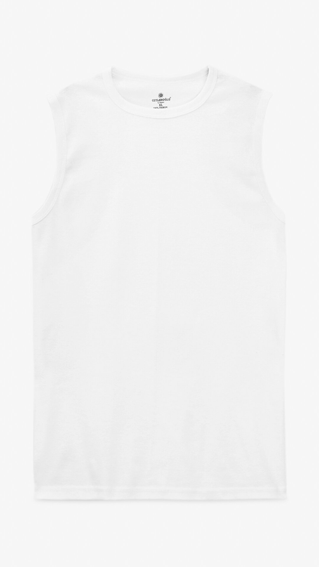 Купити Майка чоловіча Ceylanoglu 027-1 2XL Білий Артикул: 2000988979297 Фото повноекранне №5