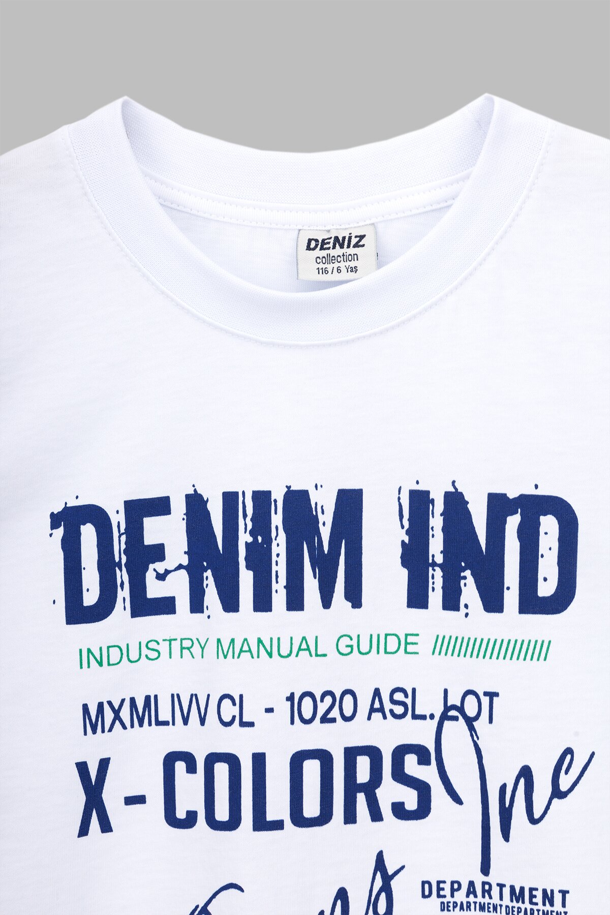 Майка с принтом для мальчика Deniz 2407 98 см Белый (2000990571441S)  Фото №6