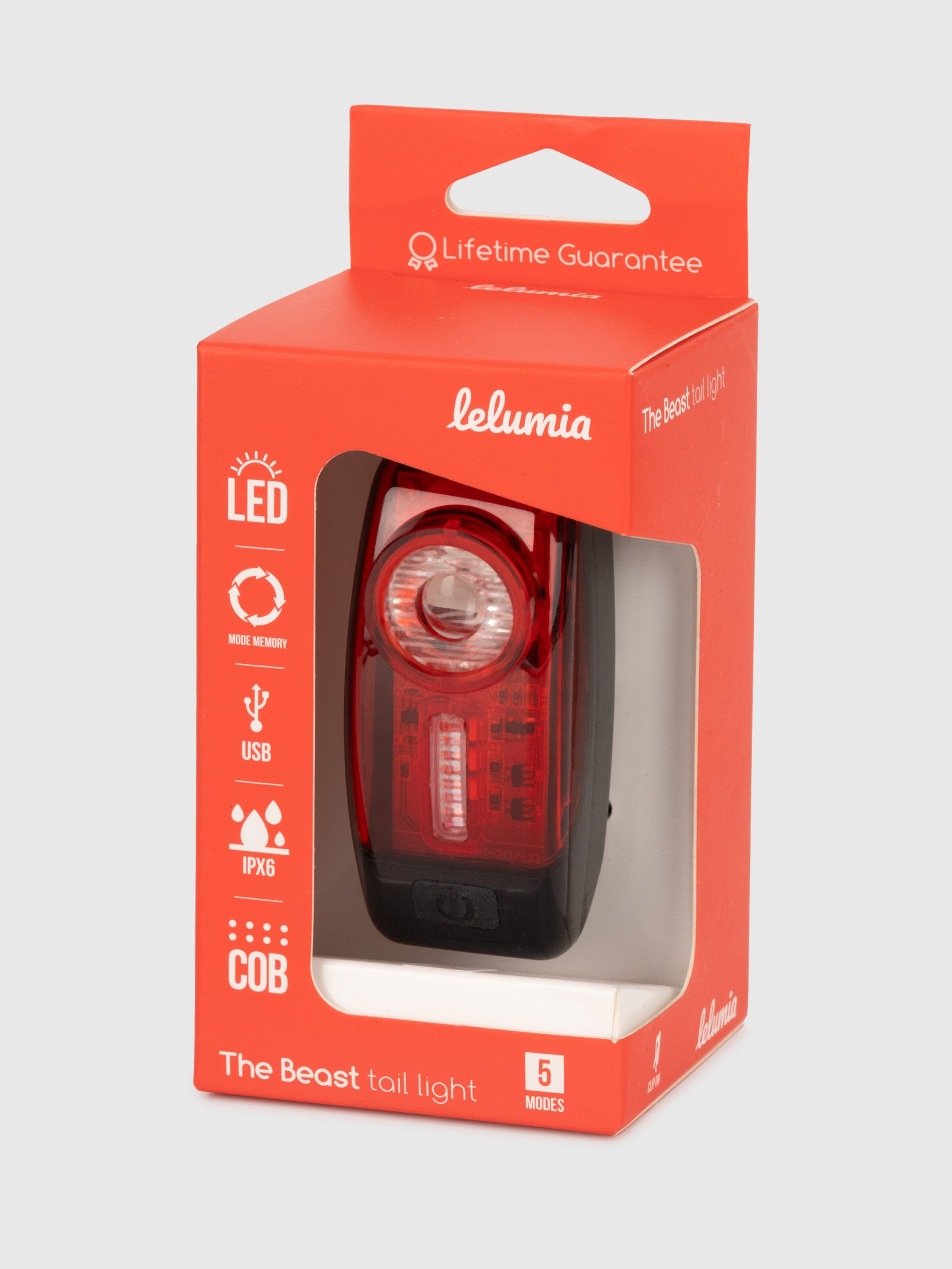 Мигалка передняя фара для велосипеда Lelumia 10630067 Разноцветный (2000990590879)  Фото №5