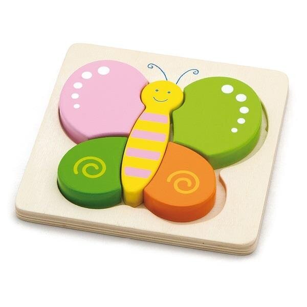 Мини-пазл Viga Toys Бабочка (2400632713015)
